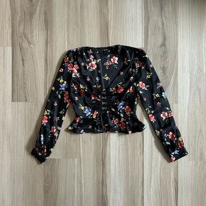 floral F21 blouse